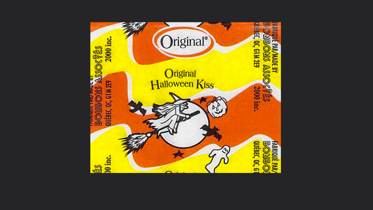 Rappel sur des bonbons d’Halloween de marque Original
