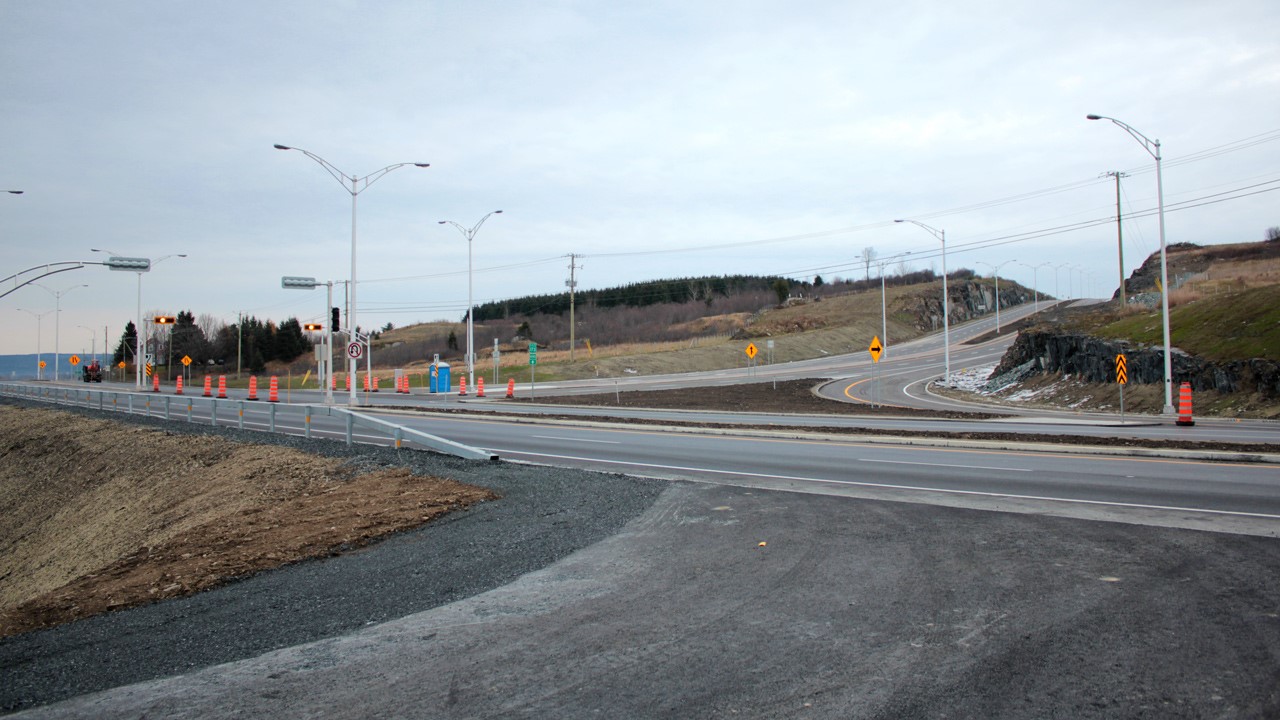 Le tronçon du projet de prolongement de l’autoroute 73 entre Saint-Georges et Saint-Prosper sera ouvert à la circulation ce jeudi.