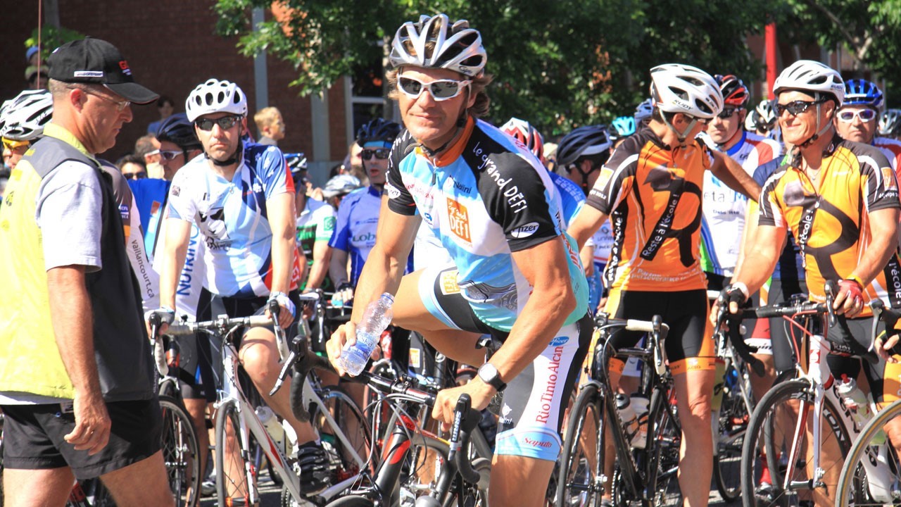 L'an dernier, Beauceville avait accueilli les cyclistes du Grand Défi Pierre Lavoie. 