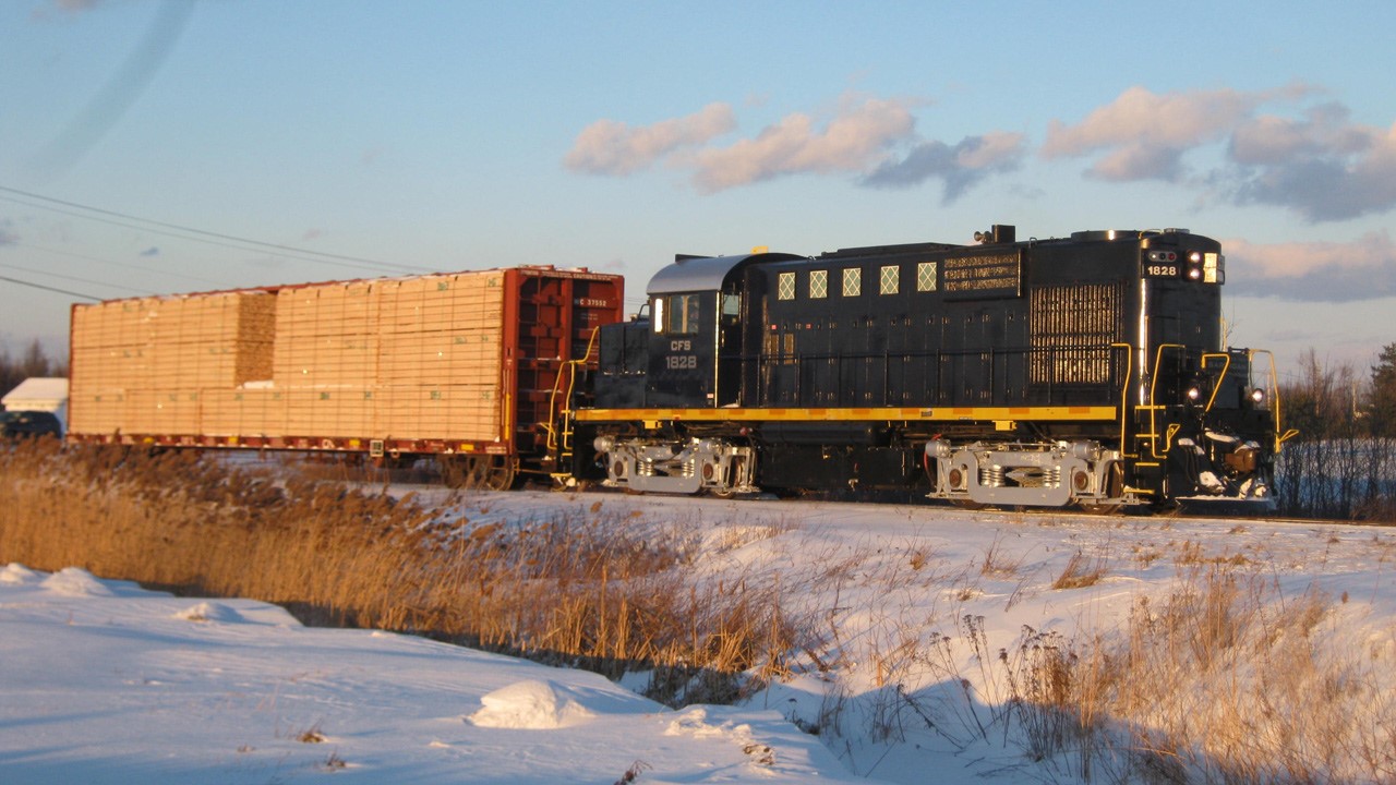 Le Chemin de fer Sartigan a officiellement débuté ses opérations ferroviaires.