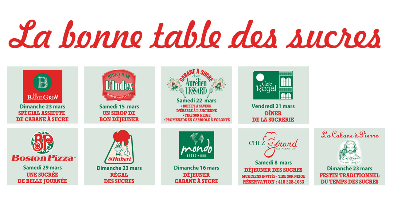 Programmation du 25e Festival beauceron de l'érable