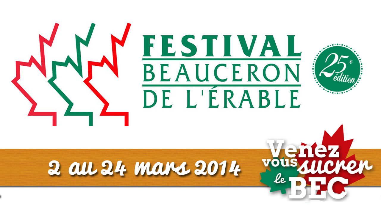 Programmation du 25e Festival beauceron de l'érable