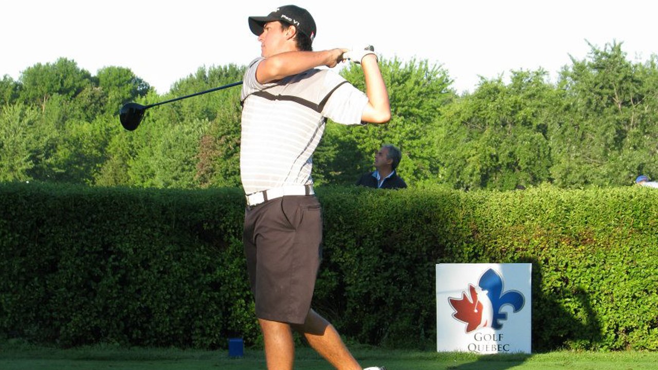 Max Gilbert, golfeur professionnel originaire de Saint-Georges, aspire à la PGA en 2017.