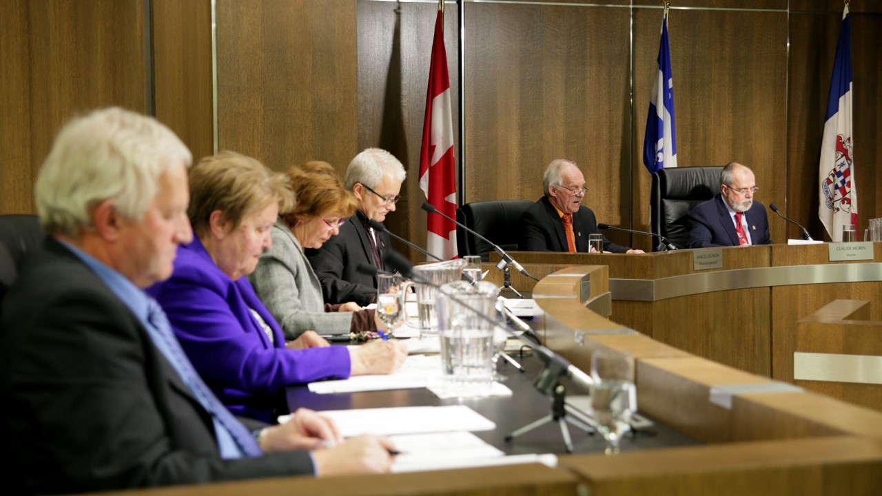 Claude Morin a fait part de ses revendications lors de la dernière séance du conseil.