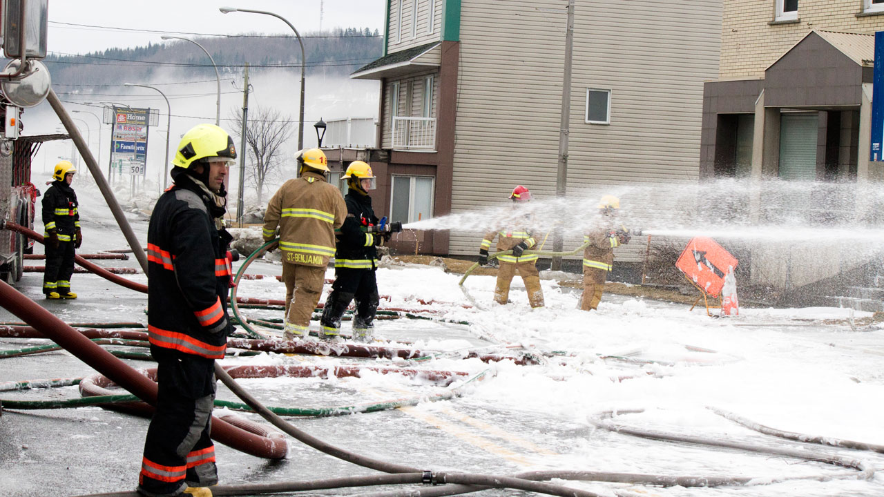 Le restaurant Joannina de Beauceville détruit par les flammes