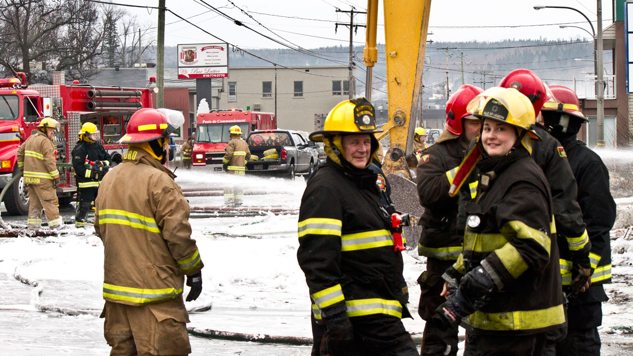 Le restaurant Joannina de Beauceville détruit par les flammes