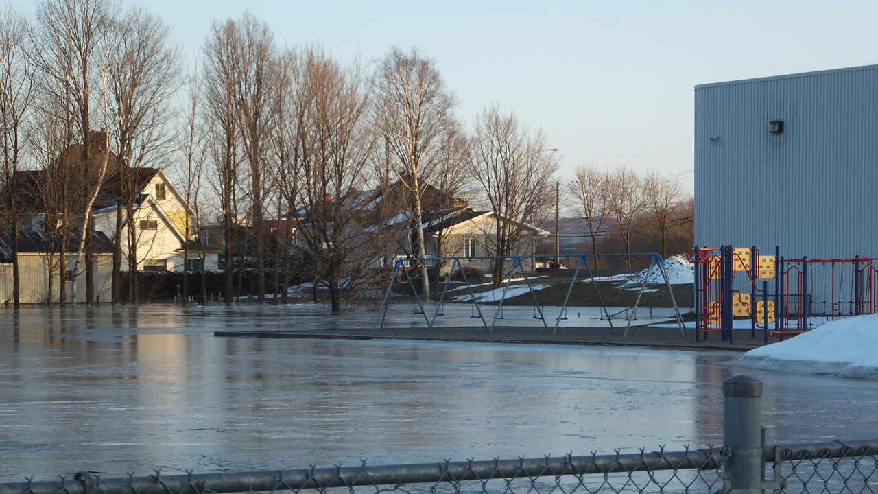 Les inondations ont également touché Scott-Jonction