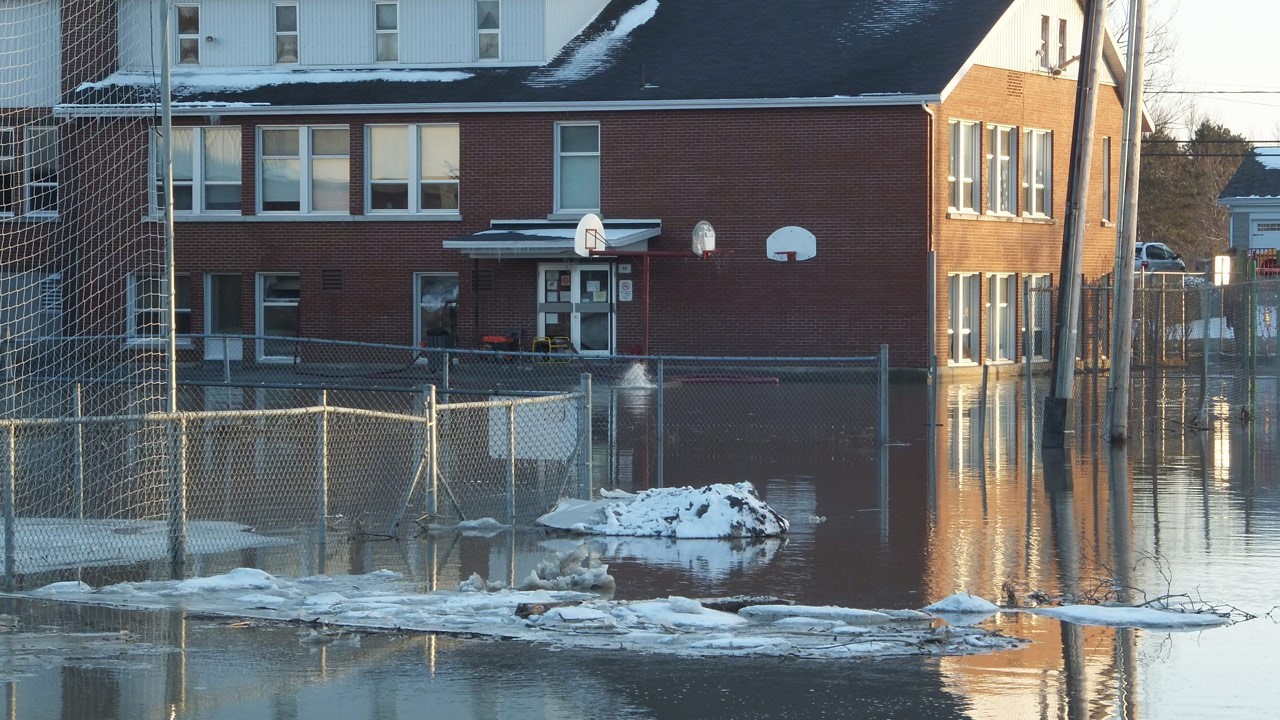 Les inondations ont également touché Scott-Jonction