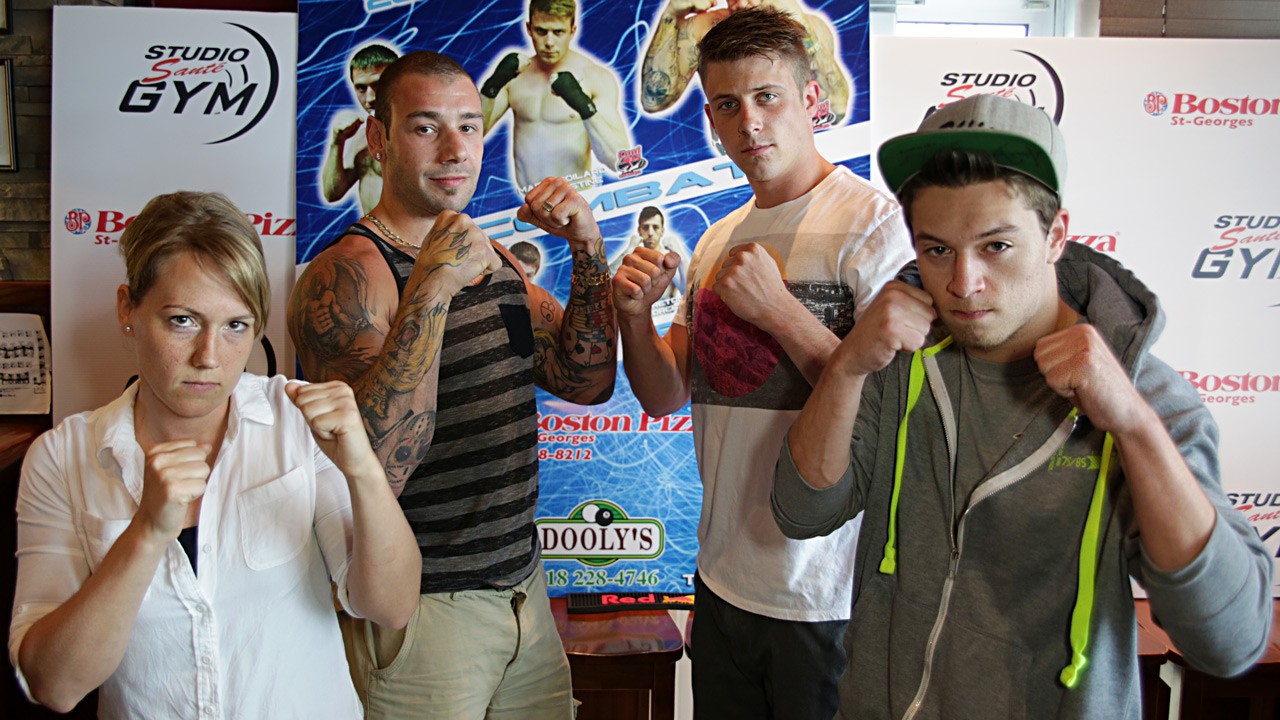 Claudia Rancourt, Hubert Poulin, Mario Boilard Jr. et Simon Boucher seront de la carte du « Super Gala de Boxe Dooly’s » le 21 juin prochain.
