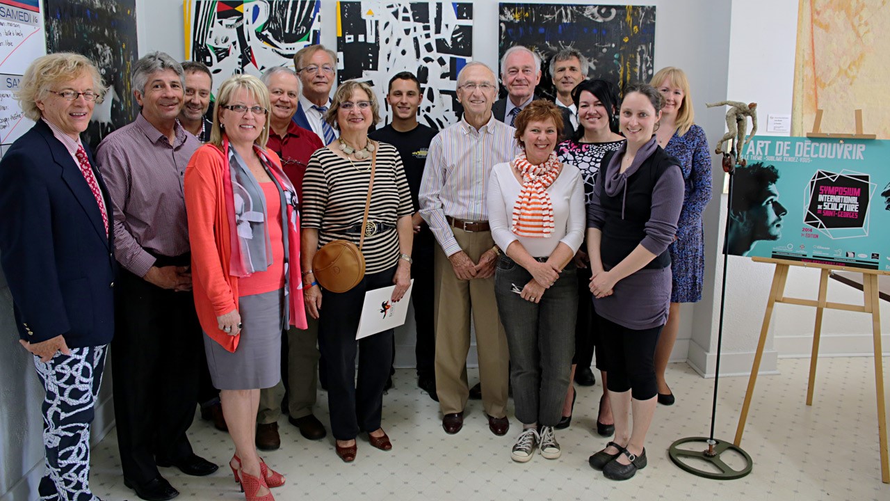 « Beauce Art : l’International de sculptures » appuyé par de nombreuses entreprises de la région.