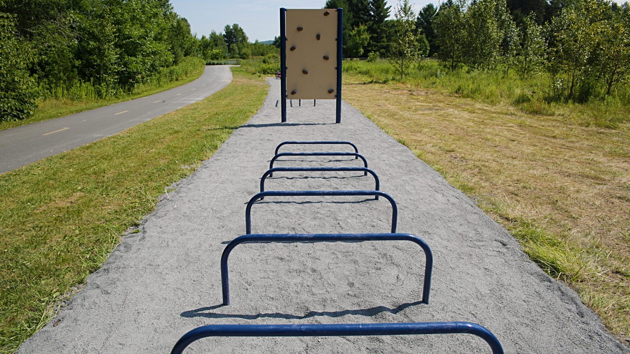De nouveaux modules d’entraînement aux abords de la piste cyclable à Saint-Georges