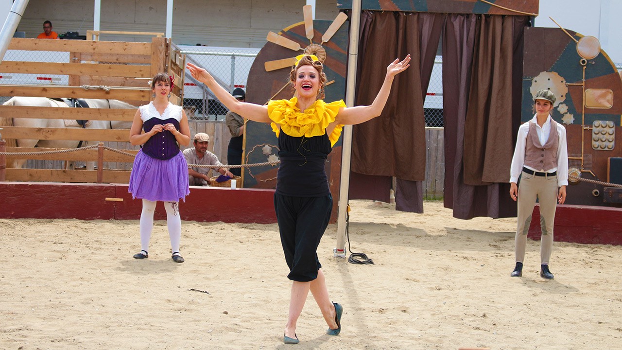 Le cirque équestre «La Luna Cabarella» était de passage à Nashville en Beauce samedi dernier.