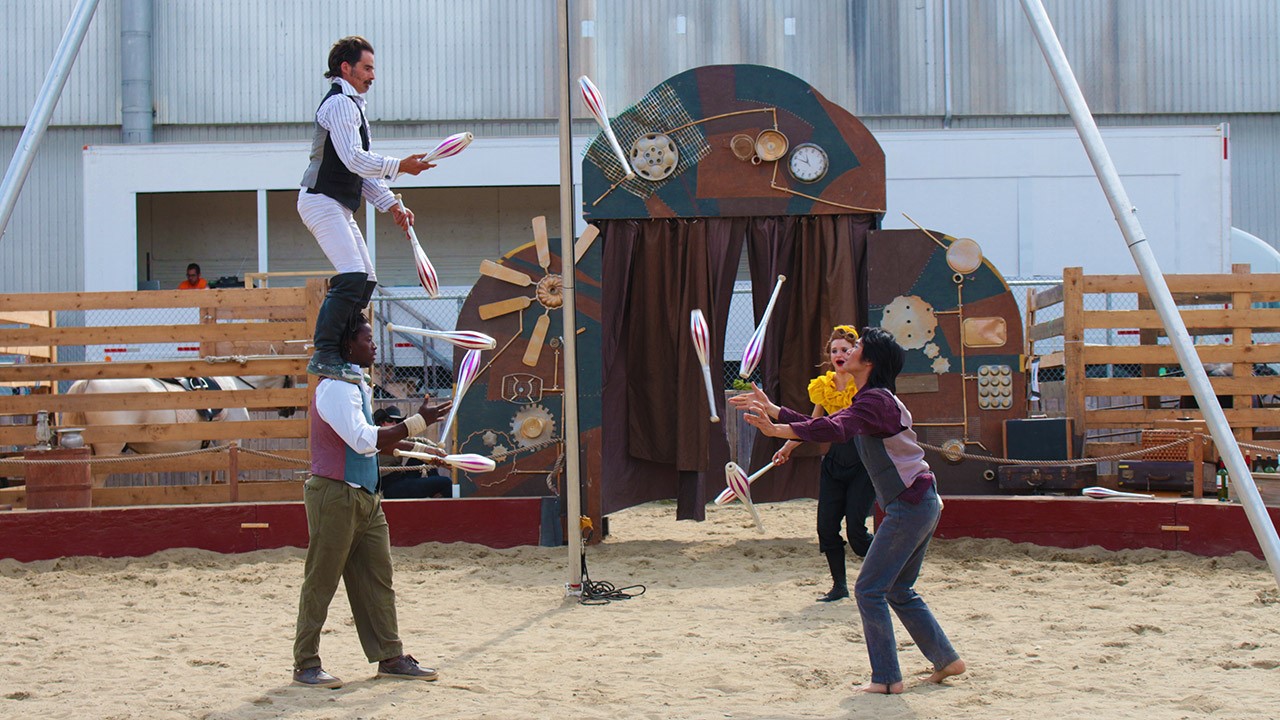 Le cirque équestre «La Luna Cabarella» était de passage à Nashville en Beauce samedi dernier.