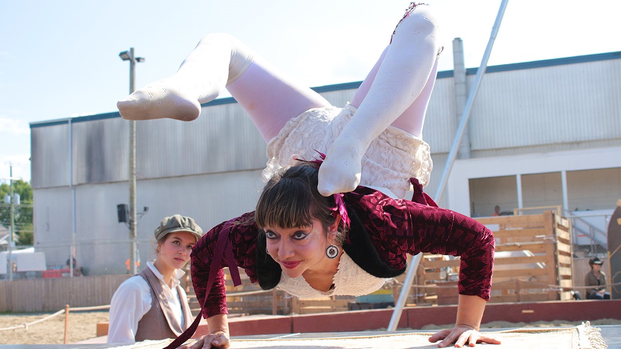 Le cirque équestre «La Luna Cabarella» était de passage à Nashville en Beauce samedi dernier.