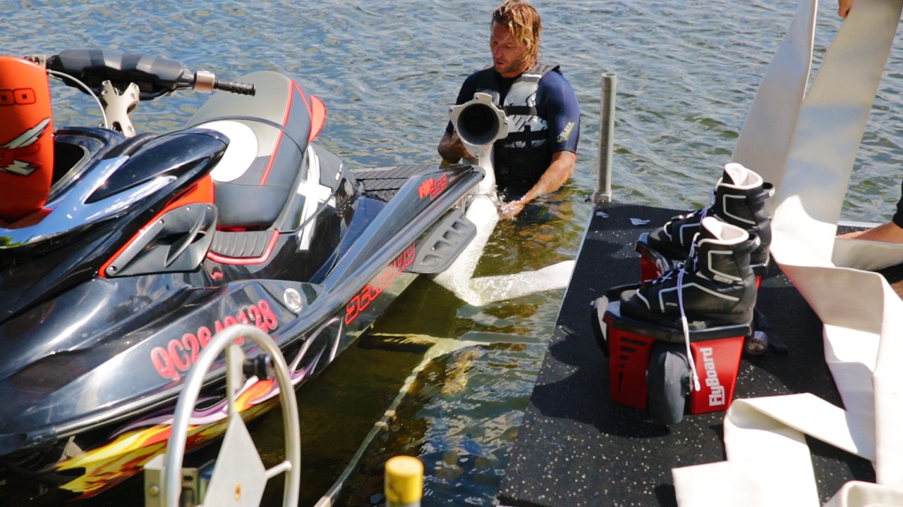 La vague du Flyboard atteint la Beauce