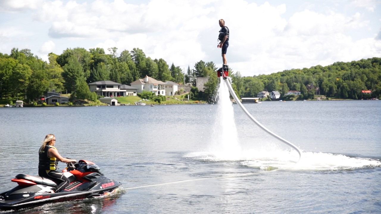 La vague du Flyboard atteint la Beauce