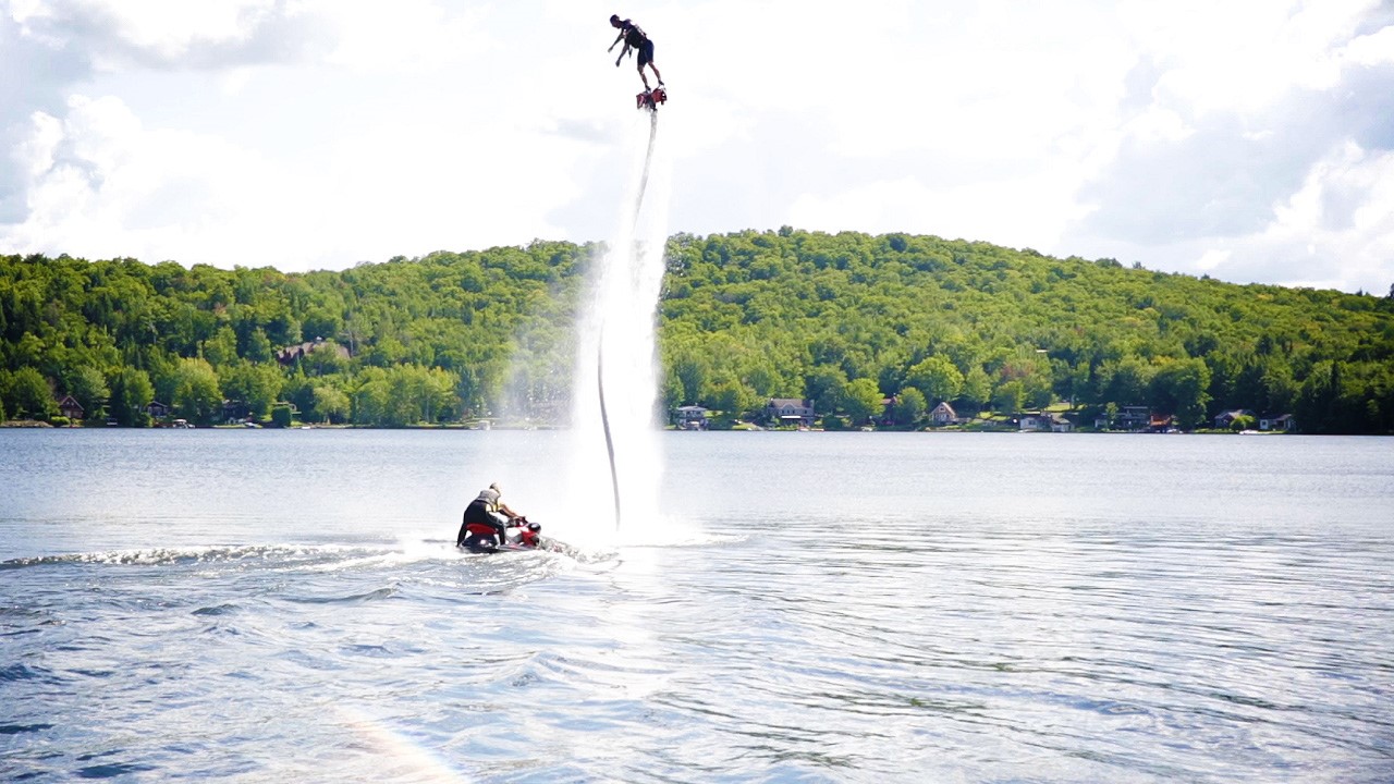 La vague du Flyboard atteint la Beauce