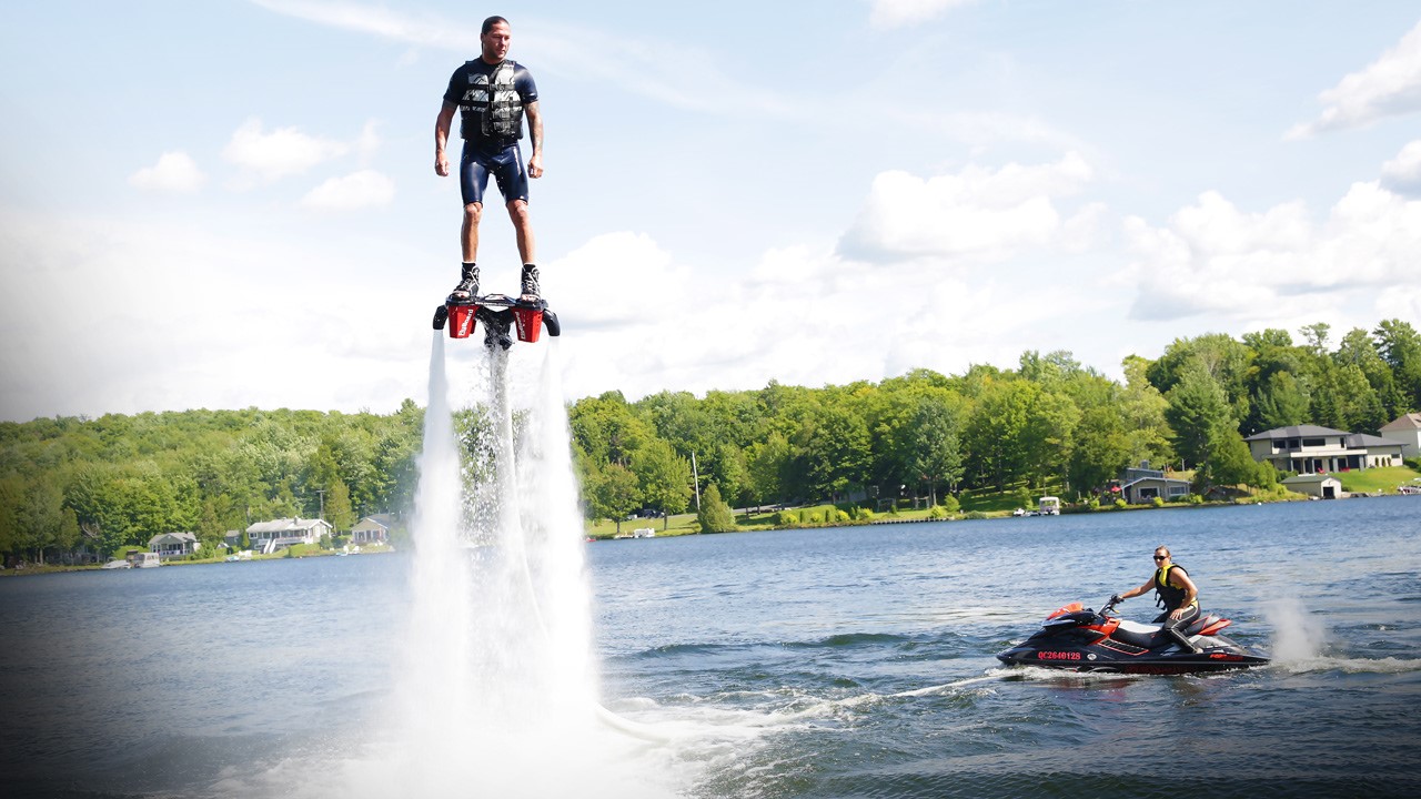 La vague du Flyboard atteint la Beauce