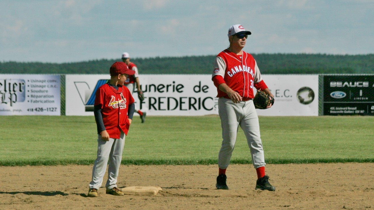Les Anciens Canadiens inaugurent le nouveau stade de baseball de Saint-Frédéric
