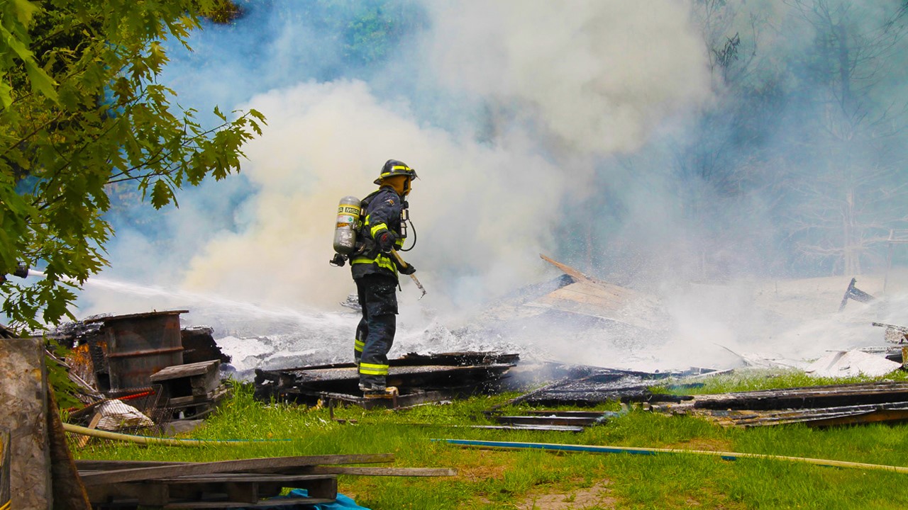 Les pompiers de Saint-Georges ont été appelés à combattre un incendie ce lundi, 4 août.