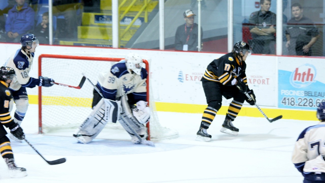 Les Tigres de Victoriaville affrontaient le Pheonix de Sherbrooke au Centre sportif Lacroix-Dutil