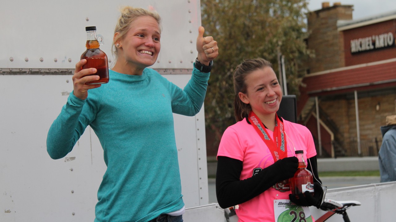 Rémy Guérin et Ann-Gabrielle Carette remportent le marathon de la Beaucerun