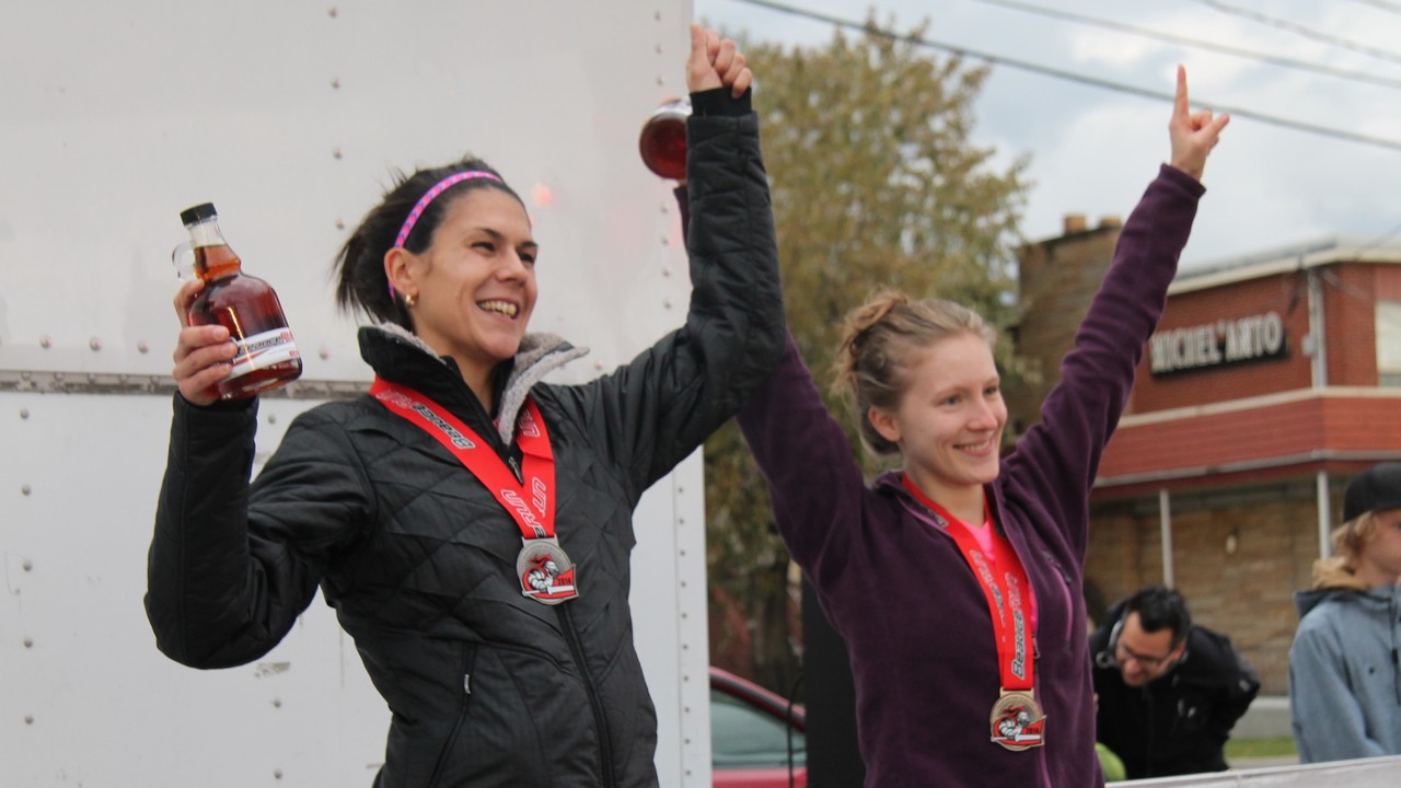 Rémy Guérin et Ann-Gabrielle Carette remportent le marathon de la Beaucerun