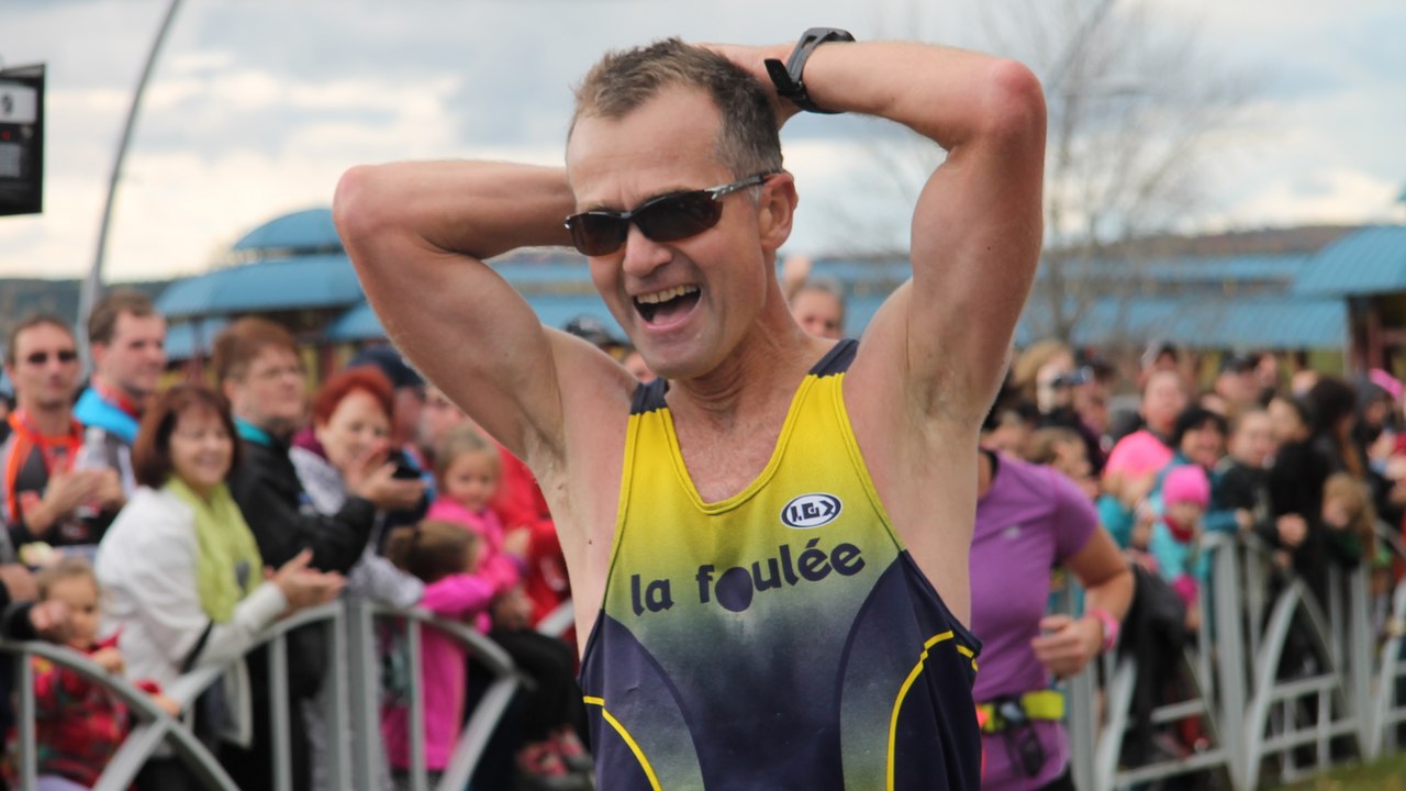 Rémy Guérin a remporté le marathon chez les hommes.