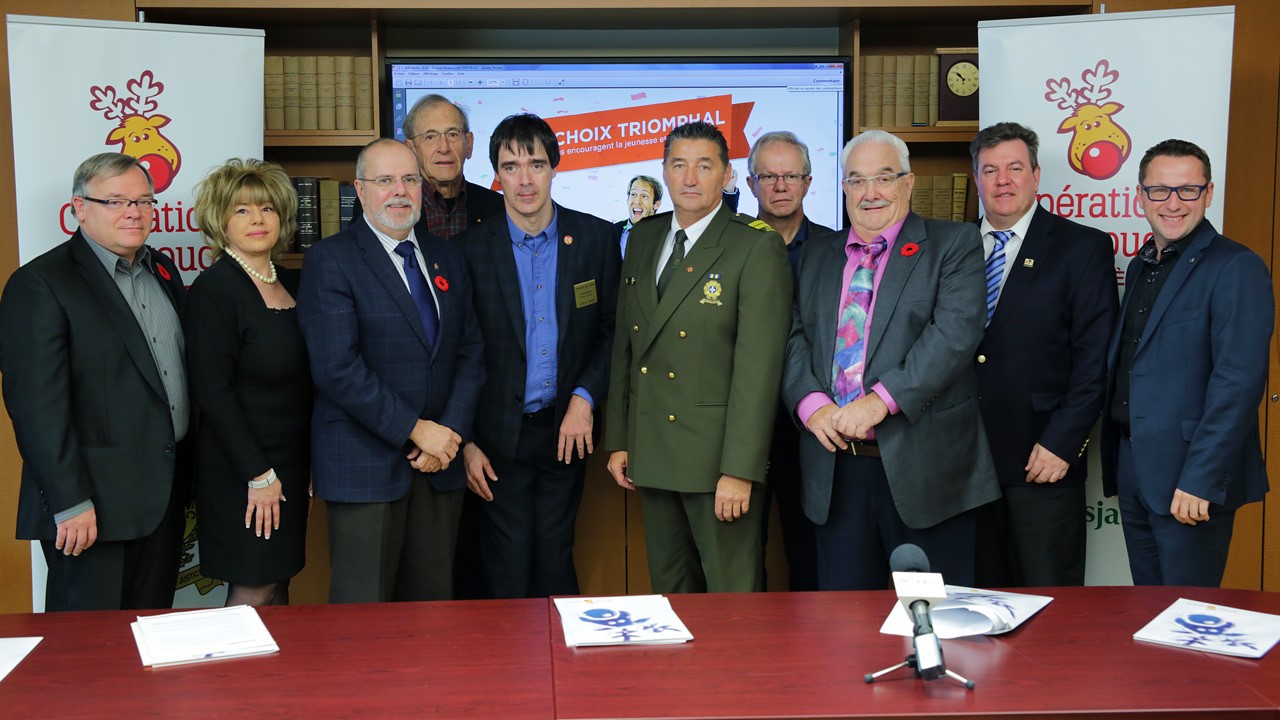 L’événement ne serait rendu possible sans la présence de nombreux partenaires, dont : la Commission scolaire de la Beauce-Etchemin, CAMBI, Normand Nadeau Communications, les restaurants McDonald, les médias de la région, les agents du poste de police de la MRC Beauce-Sartigan, le Club Lions Saint-Georges, PDM Société de comptables, les concessionnaires automobiles de Saint-Georges, Notre-Dame-des-Pins, Beauceville, ainsi que de nombreux commanditaires et fournisseurs locaux.