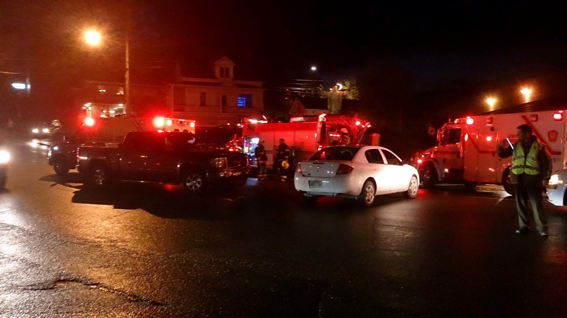 Trois blessés dans un accident à Beauceville