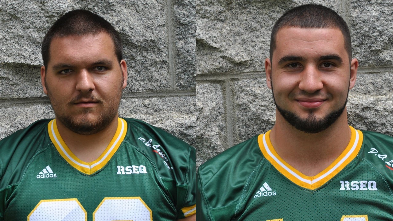 Sur la photo: Karl-Éric Poirier et Alex Morneau