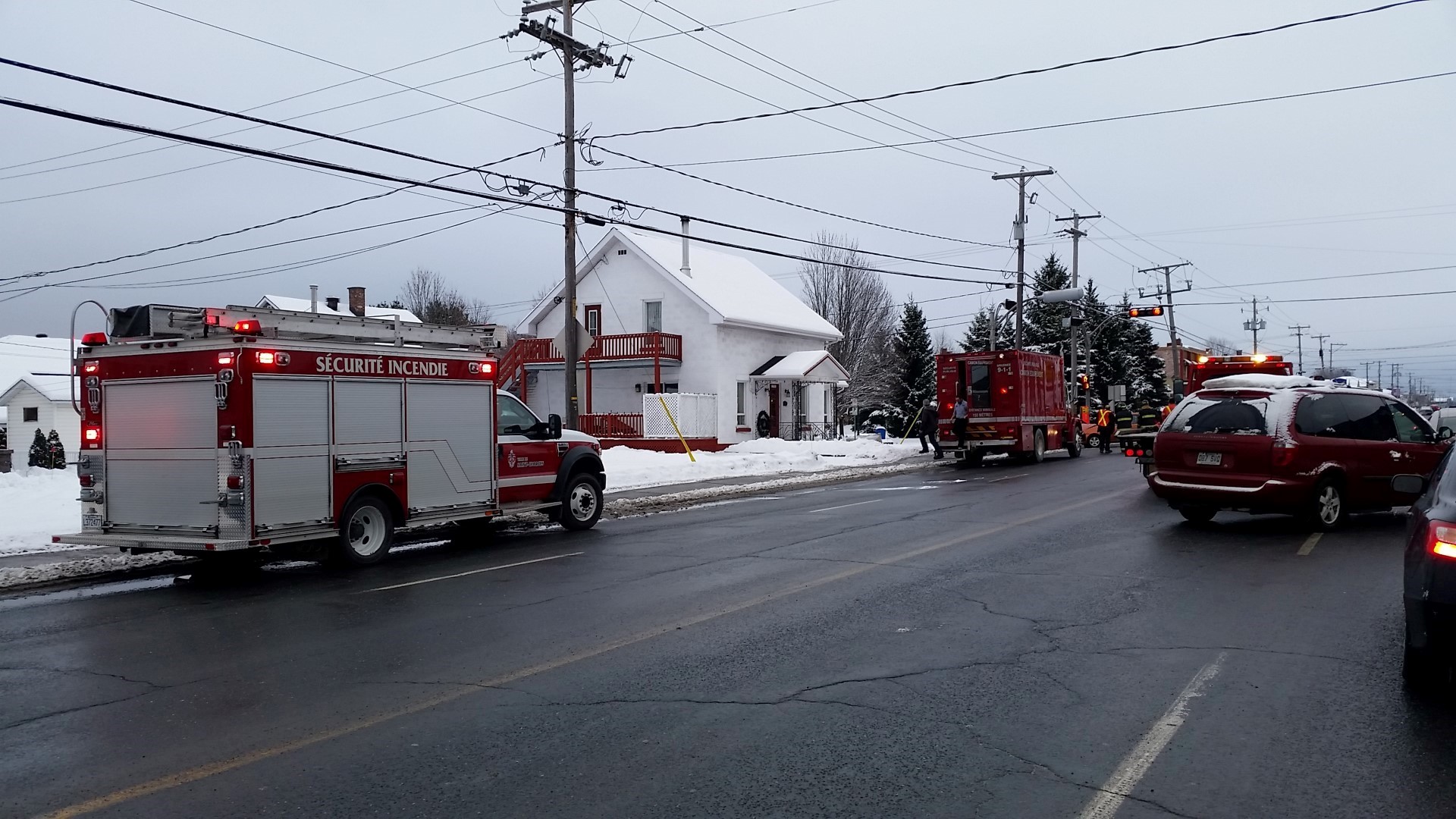 Accident sur le boul. Dionne dimanche à St-Georges