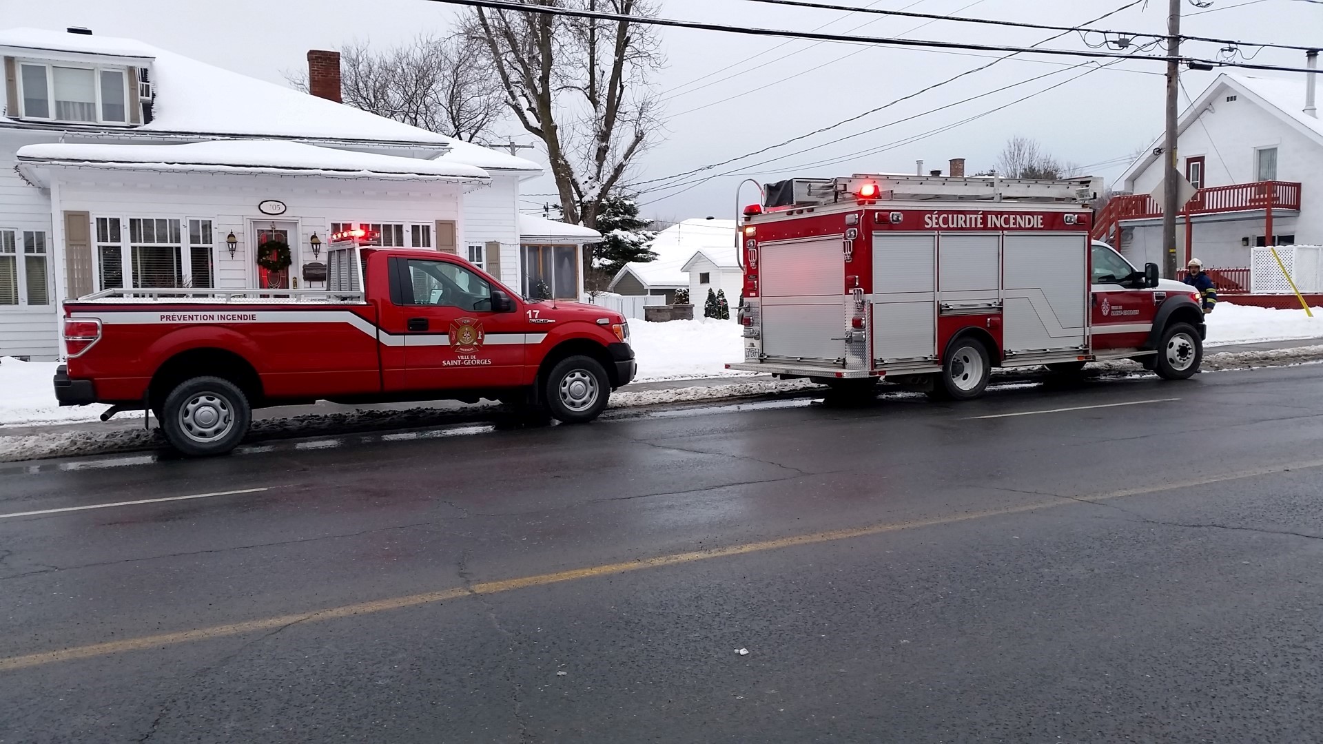 Accident sur le boul. Dionne dimanche à St-Georges