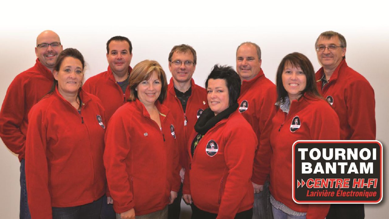Comité organisateur 2015: À l’avant: Sandy Deblois, Andrée Roy, Nathalie Couture et Lucille Turcotte. À l’arrière: Yan Carrier, Marc Bernard, André Larivière, Martin Carrier, ainsi que Yves Walsh.