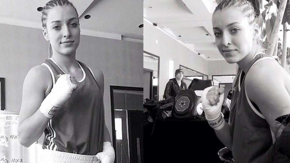 Kelly-Ann Côté du Club de boxe The Fighter est médaillée d'argent