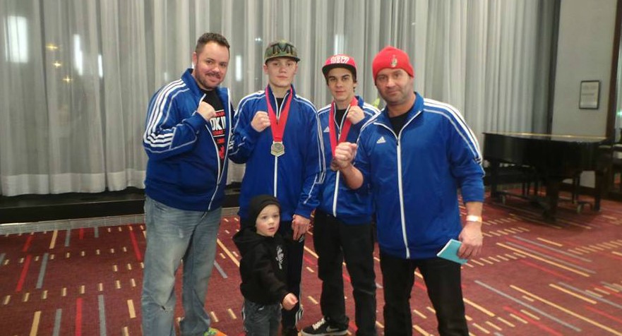 Constant Chabot, Thomas Chabot, Jason Genest et Stéphane Lachance