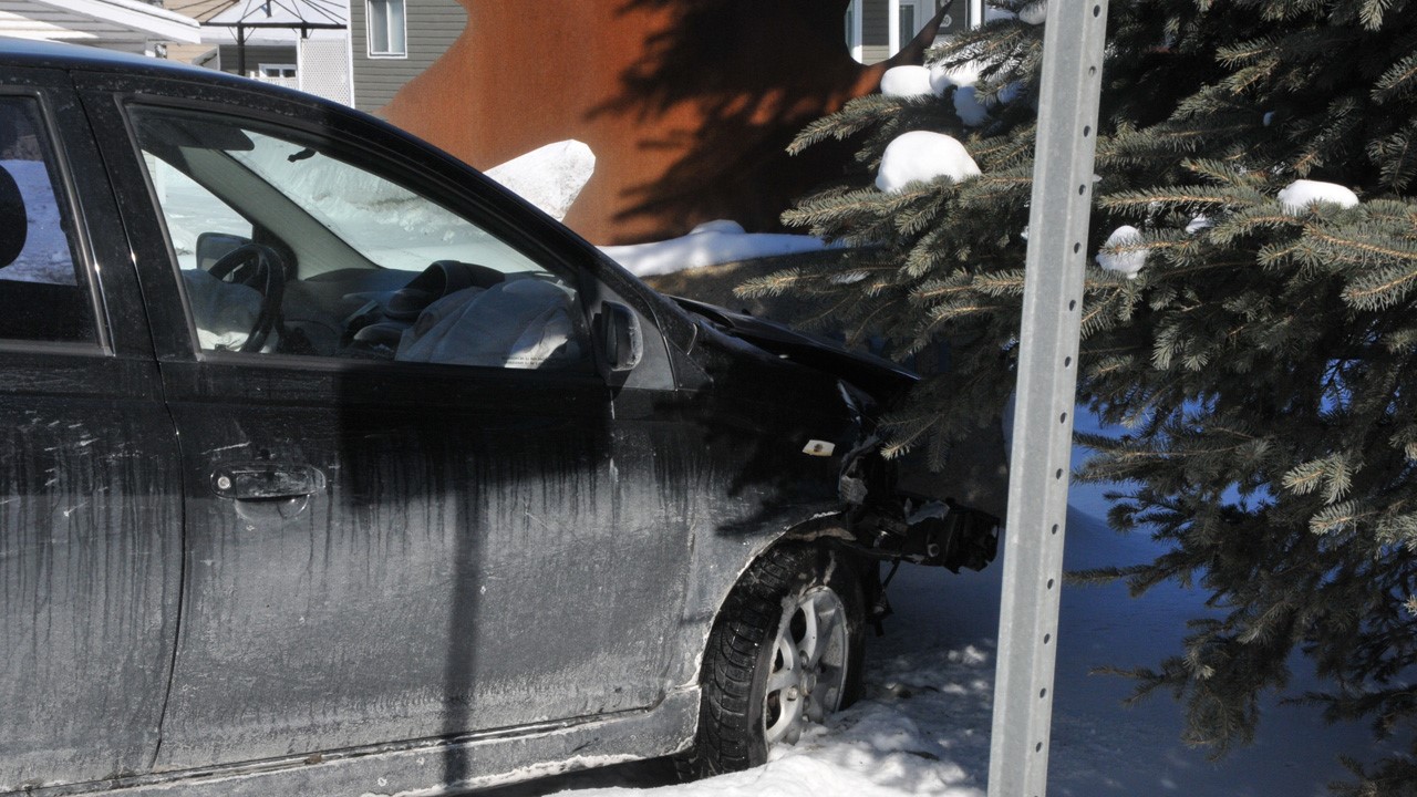 Collision sur le boulevard Dionne à Saint-Georges