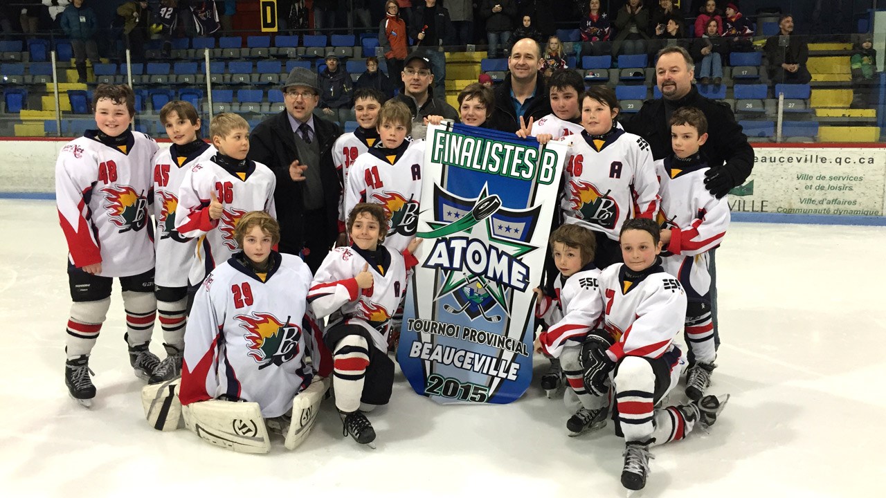 Les Baroudeurs 1 de Beauce-Centre , finalistes dans la catégorie B.