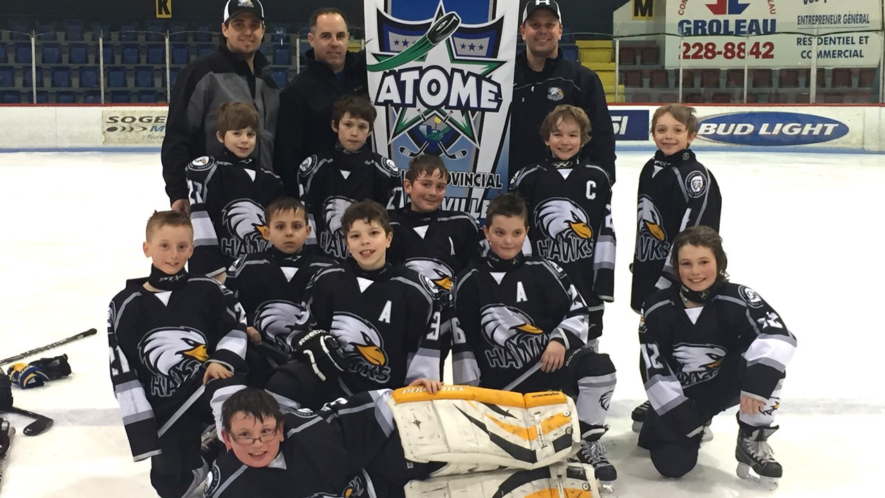 Les Hawks d’Asbestos, finalistes dans la catégorie C.