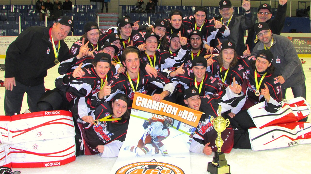 Le Garaga Midget BB couronné champion au tournoi de hockey d’Acton Vale