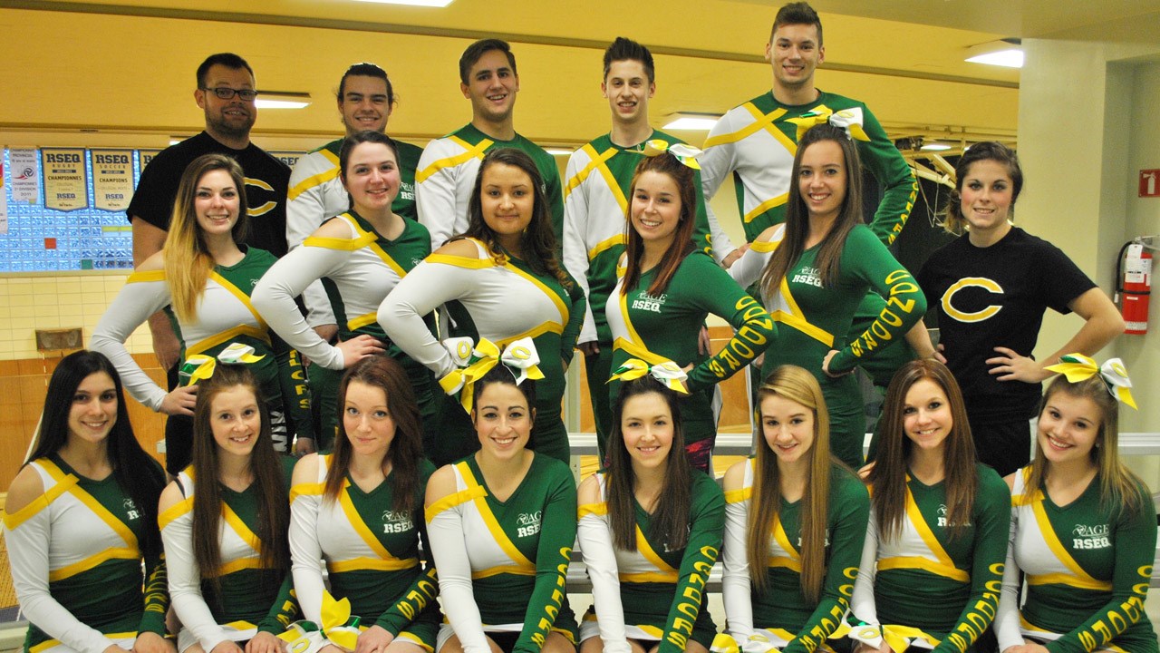 L’équipe de cheerleading des Condors du Cégep Beauce-Appalaches