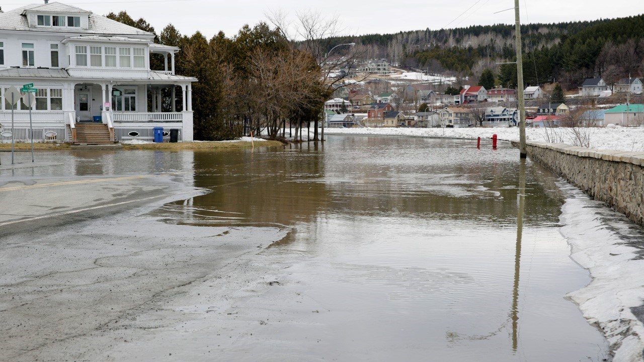 Les inondations ont causés beaucoup de dommages à Beauceville au printemps 2014