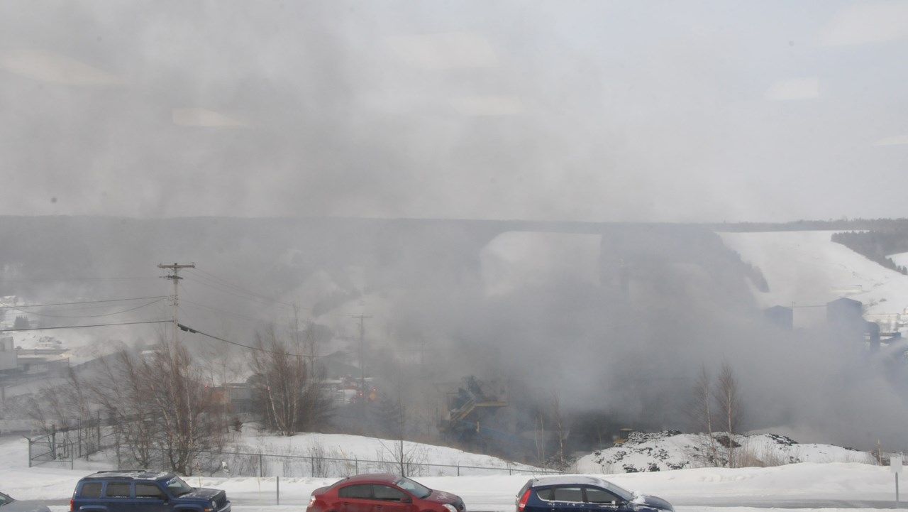 Incendie chez Royal Mat à Beauceville