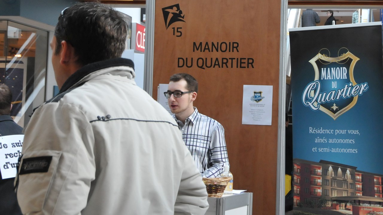 La Foire de l'emploi est officiellement commencée au Carrefour Saint-Georges