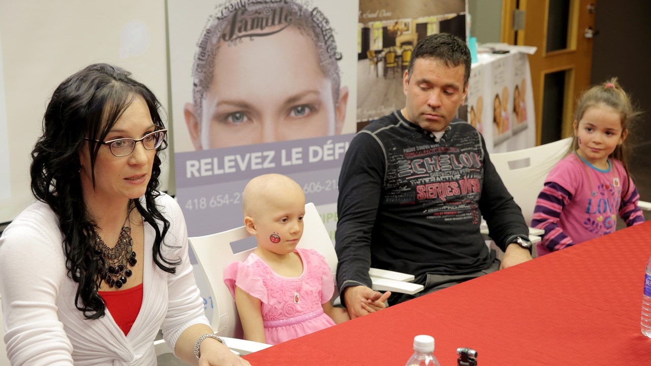 Lancement du Défi têtes rasées 2015 à Saint-Georges
