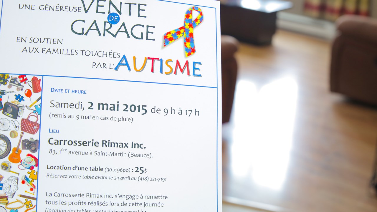 Vente de garage à Saint-Martin pour soutenir les familles touchées par l’autisme