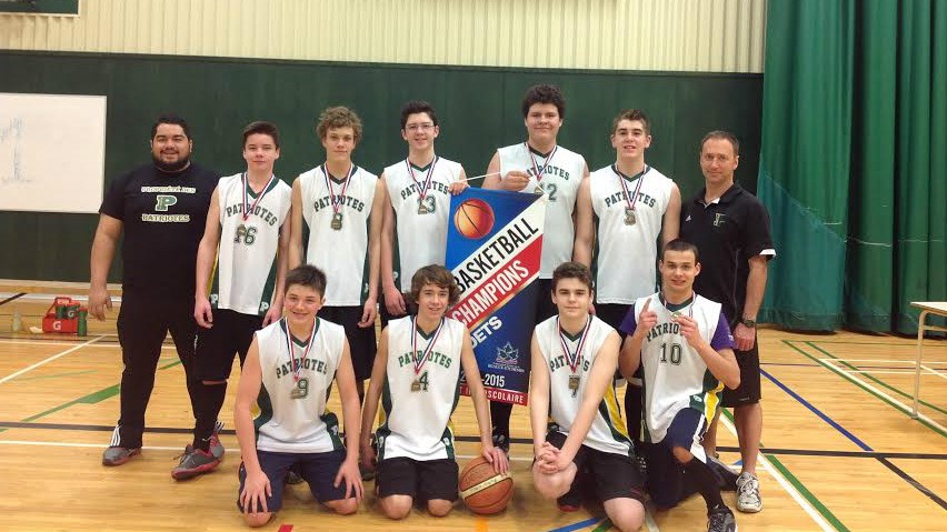 Les Patriotes remportent la finale de basketball en cadet masculin