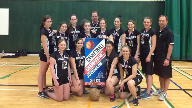 Basketball juvénile féminin: Les Patriotes de Bélanger championnes de la commission scolaire Beauce-Etchemins.
