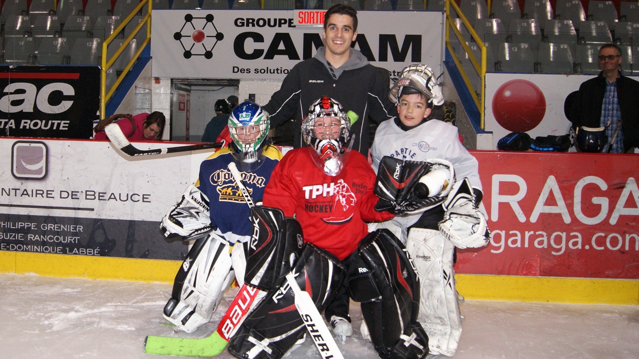 Jean-Daniel Drouin s'implique avec les gardiens de but