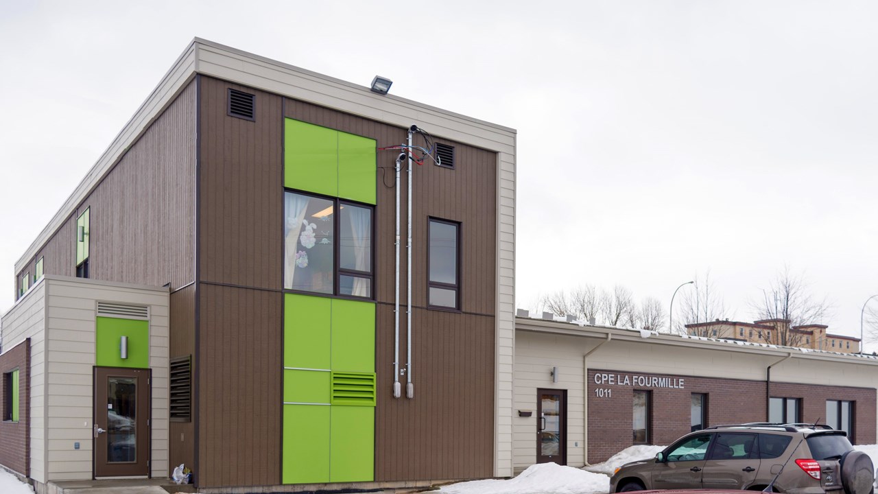 Le Centre de la petite enfance (CPE) La Fourmille à Saint-Georges.